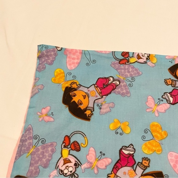 Dora the Explorer Boots Pillowcase Homemade 21” x 13” Pillow Case - Picture 7 of 16